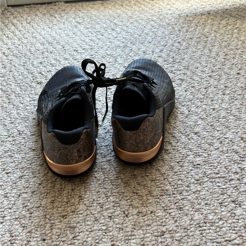Kids Black and Gold Shoes